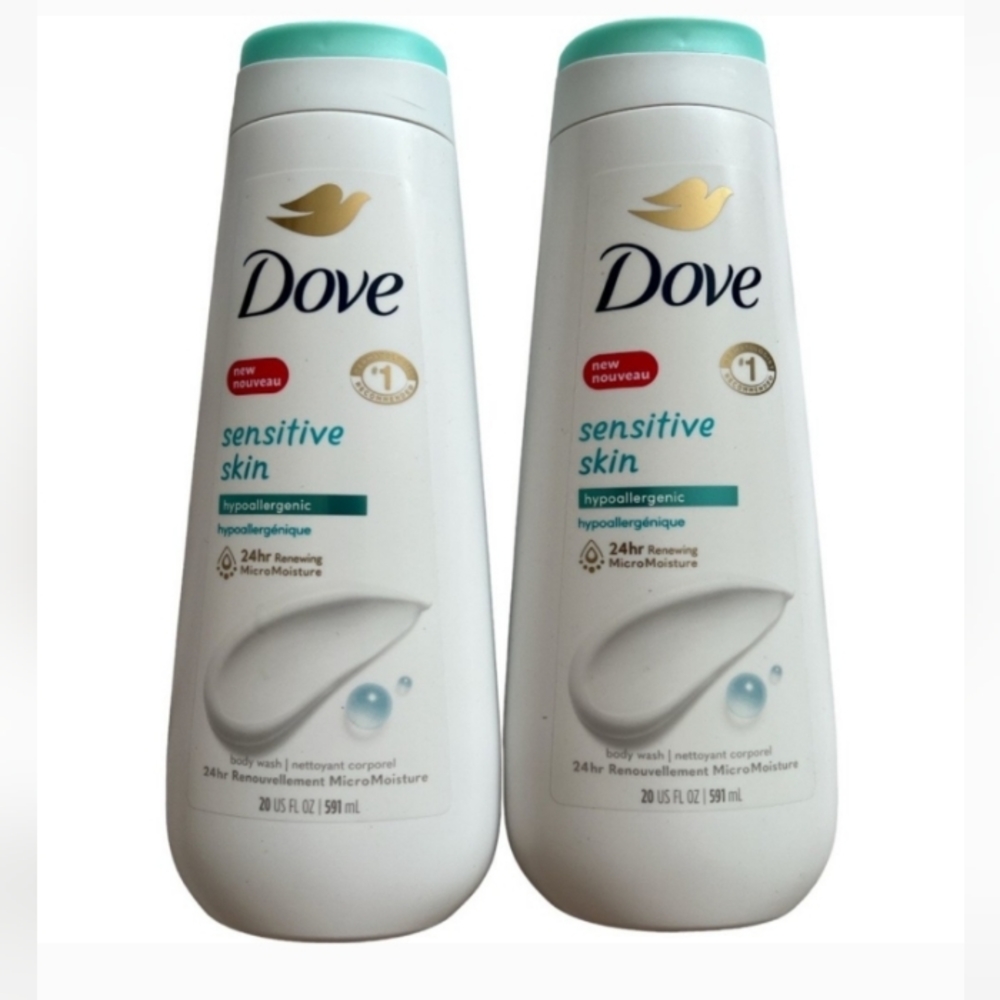 2 Dove Sensitive Body Wash
